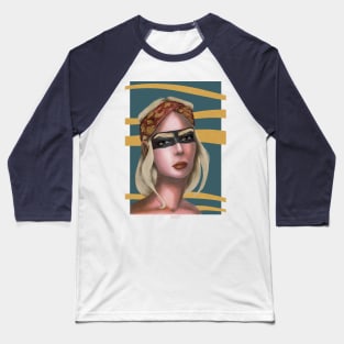 masked girl Baseball T-Shirt